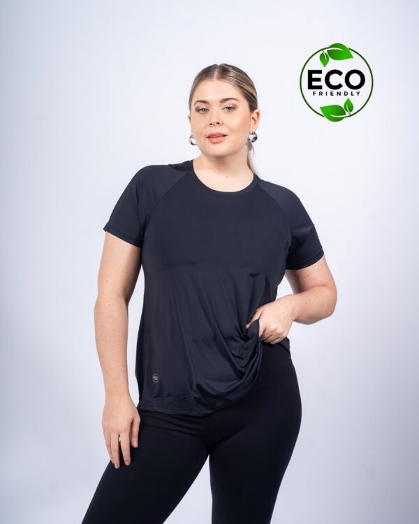 Remera deportiva Ana ECO - negro