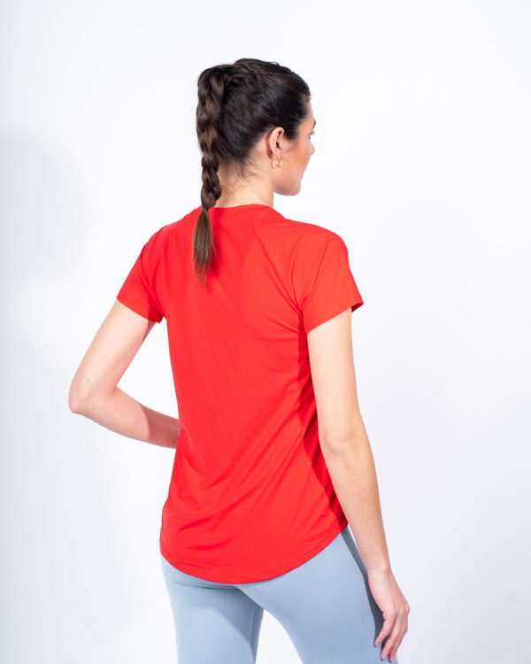 Remera deportiva Ana ECO - rojo - Imagen 2