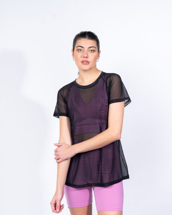 Remera Mesh - Negro