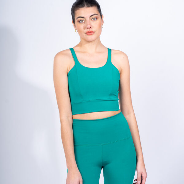 Crop Top Soft Premium - Verde Esmeralda - SIN STOCK