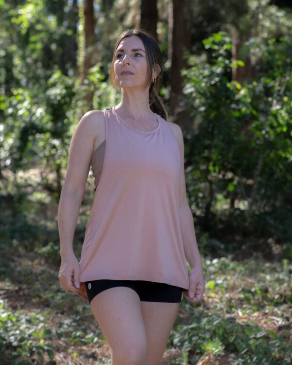 Musculosa deportiva Lara - Piel