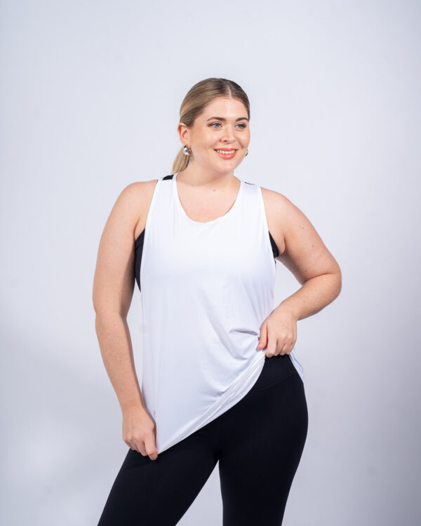 Musculosa deportiva Lara - Blanco