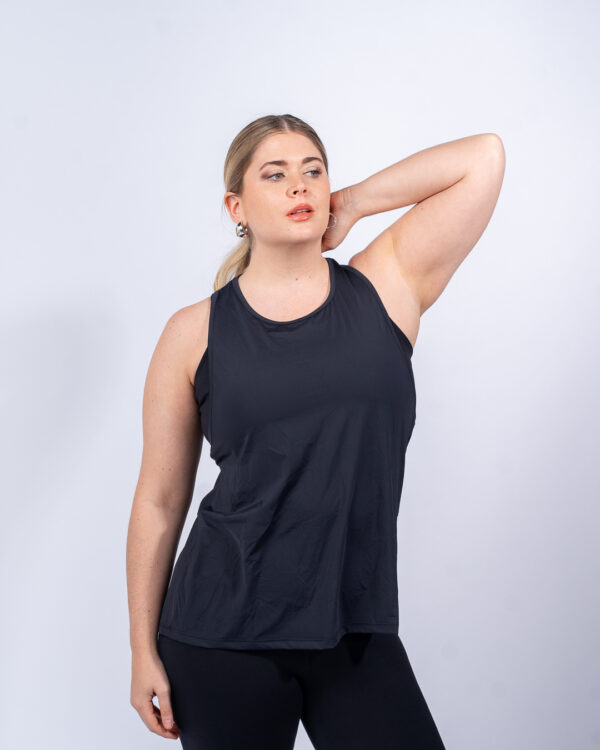 Musculosa deportiva Lara - Negro - Imagen 3