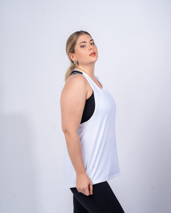 Musculosa deportiva Lara - Blanco - Imagen 3